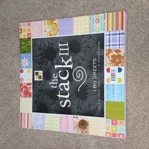 Scrapbook Paper Stack, 12x12 inches!